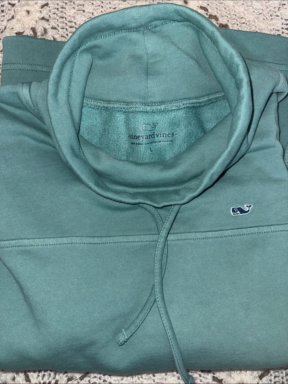 Vineyard Vines Mint‎ Green Cowl Pullover - Picture 4 of 4